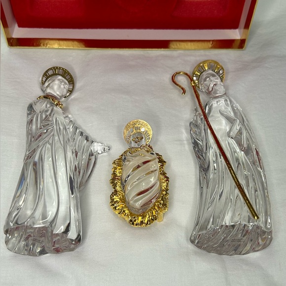 Gorham Christmas Nativity Mary, Joseph & Jesus In Original Box no lid Germany - Picture 4 of 11